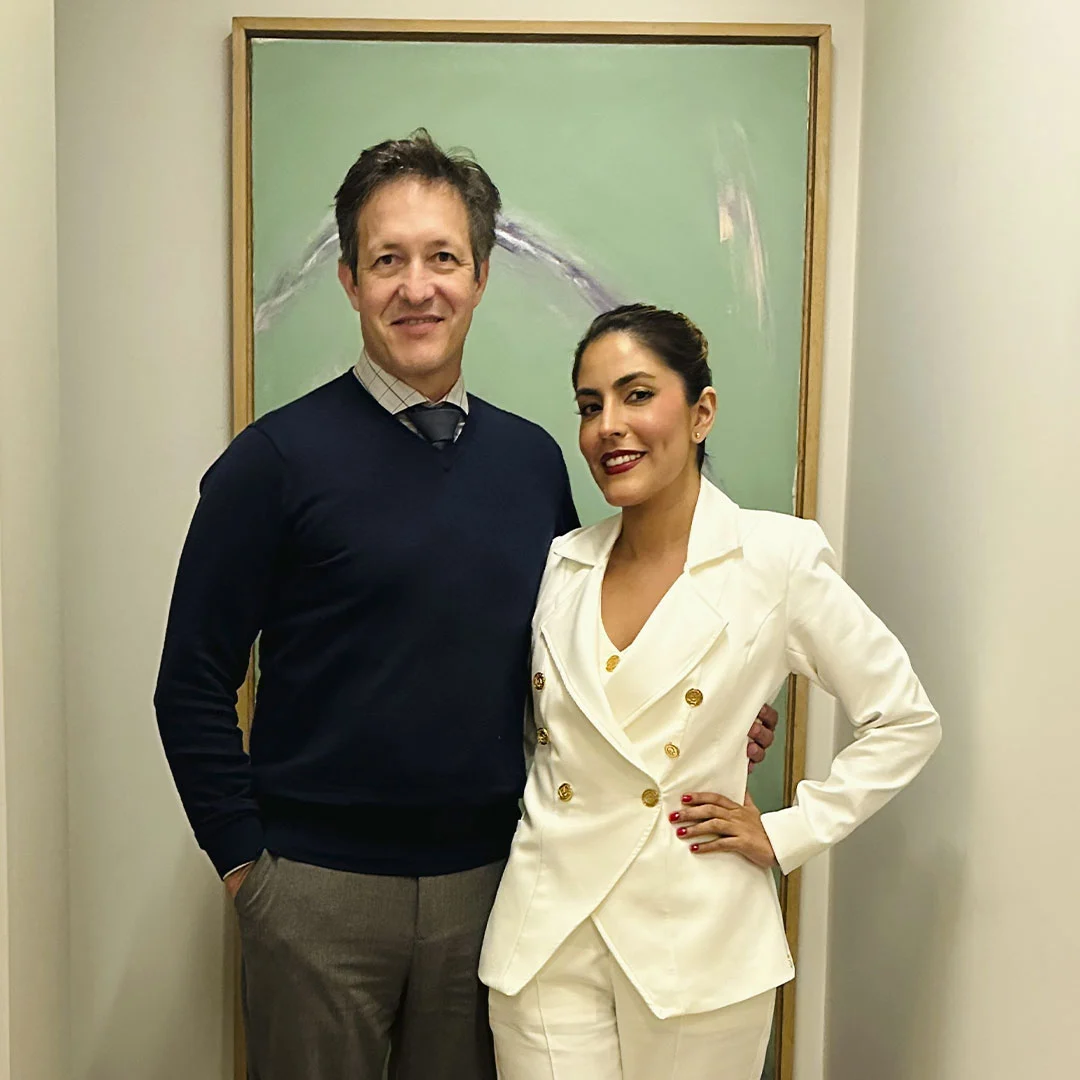 Dra. Cynthia Montenegro con el Dr. Eduardo Sucupira en Fellowship y auxiliar de Cirugía Plástica, Rio de Janeiro, Brasil