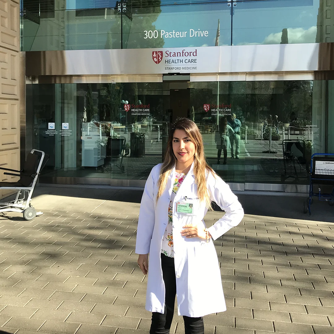Dra. Cynthia Montenegro en Observership en Reconstrucción de mama, Hospital de Stanford, California, Estados Unidos, 2019